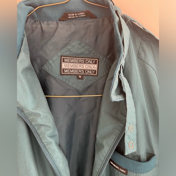 Members Only Vintage Jacket Medium Green - Picture 3 of 4